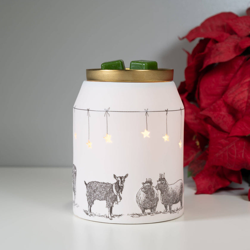 Holiday Farm Fragrance & Wax Electric Warmer