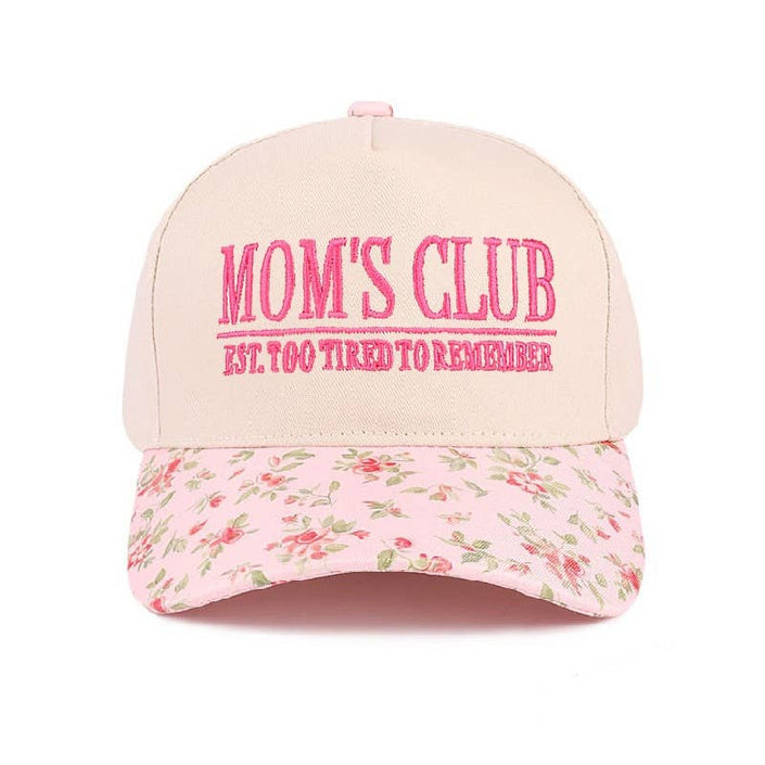 Mom's Club Two-Tone Canvas Cotton Cap