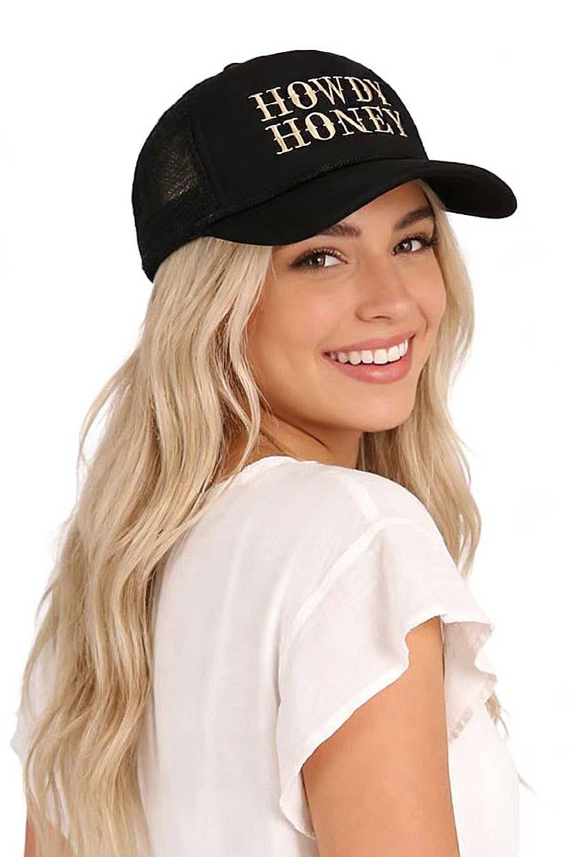 Howdy Honey Mesh Trucker Cap