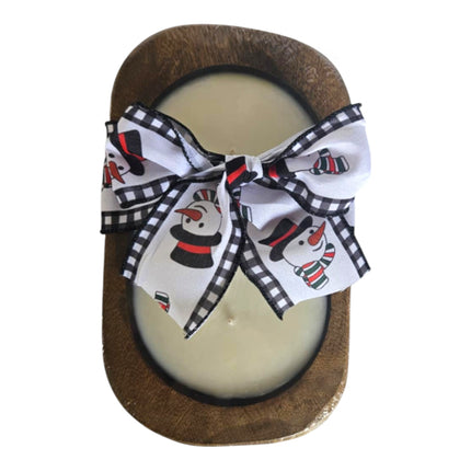 Christmas Splendor Scented Christmas Dough Bowl Candle