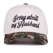 Sorry About My Husband Two-Tone Canvas Cotton Cap