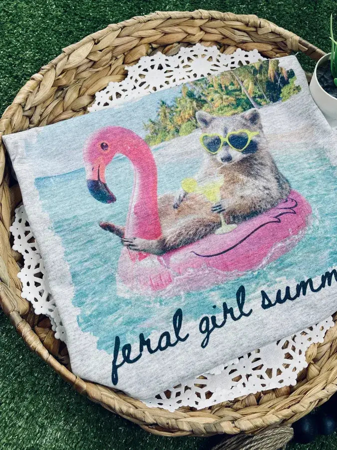 Feral Girl Summer Graphic Tee