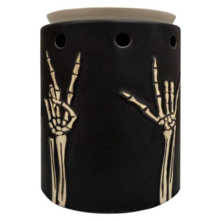 Peace Skully Halloween Fragrance & Wax Electric Warmer