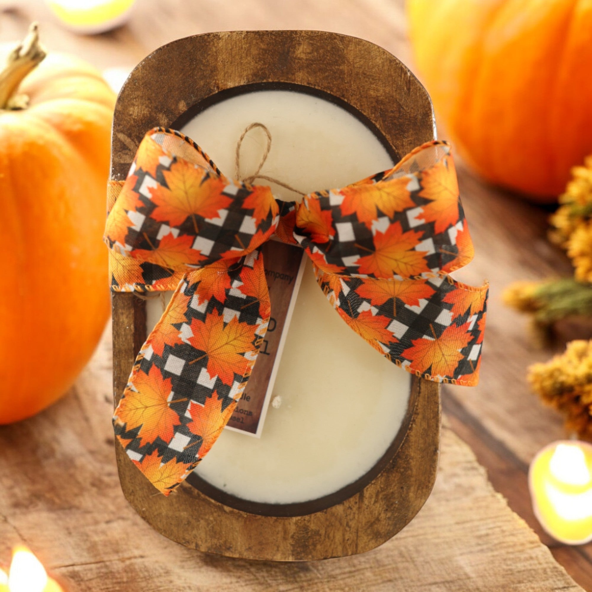 Cinnamon Sticks Scented Fall  Dough Bowl Candle