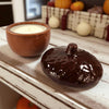 Acorn Glass Glazed Trinket Candle