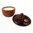 Acorn Glass Glazed Trinket Candle