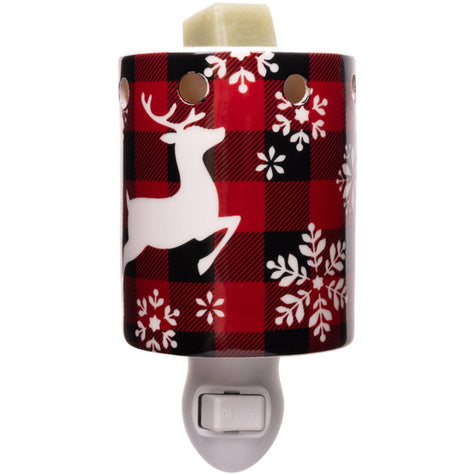 Reindeer Games Mini Accent Fragrance & Wax Electric Warmer