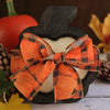 Pumpkin Wooden Dough Bowl Candle