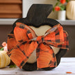 Pumpkin Wooden Dough Bowl Candle