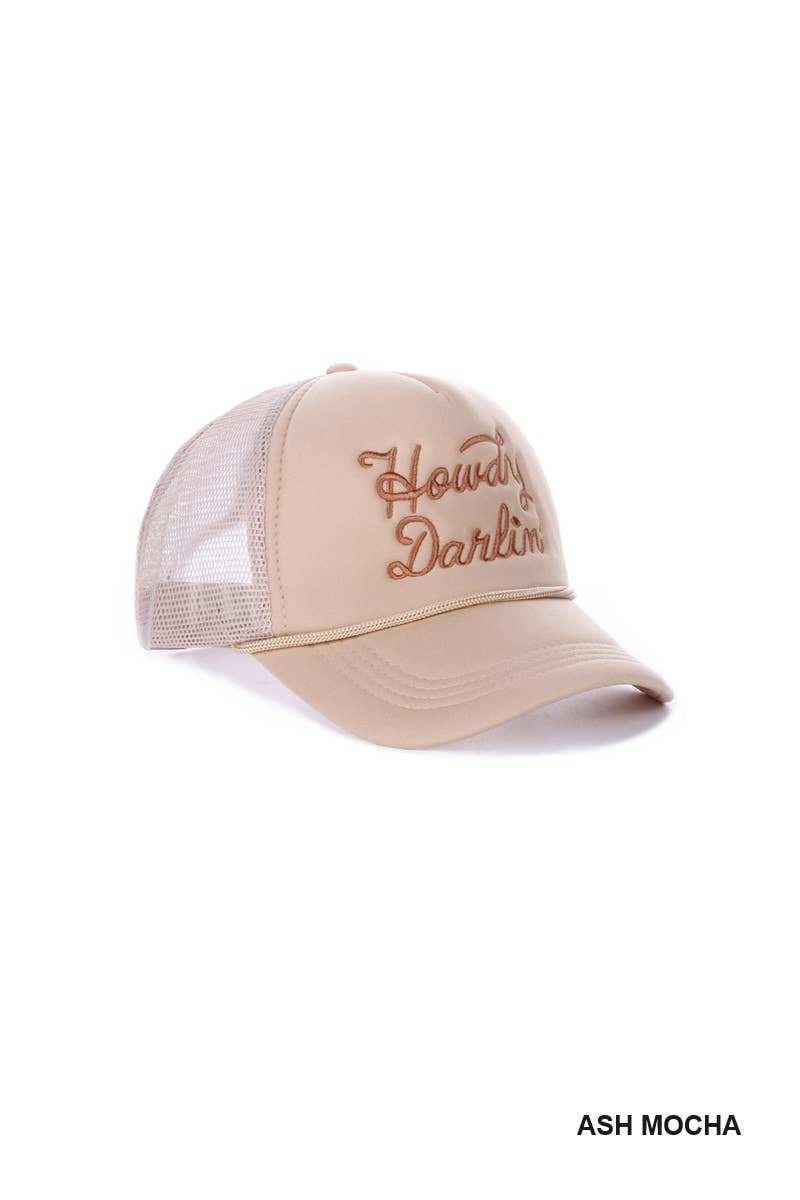 Howdy Darlin Mesh Trucker Cap