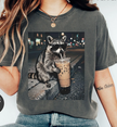 Cool Raccoon Iced Coffee Tee