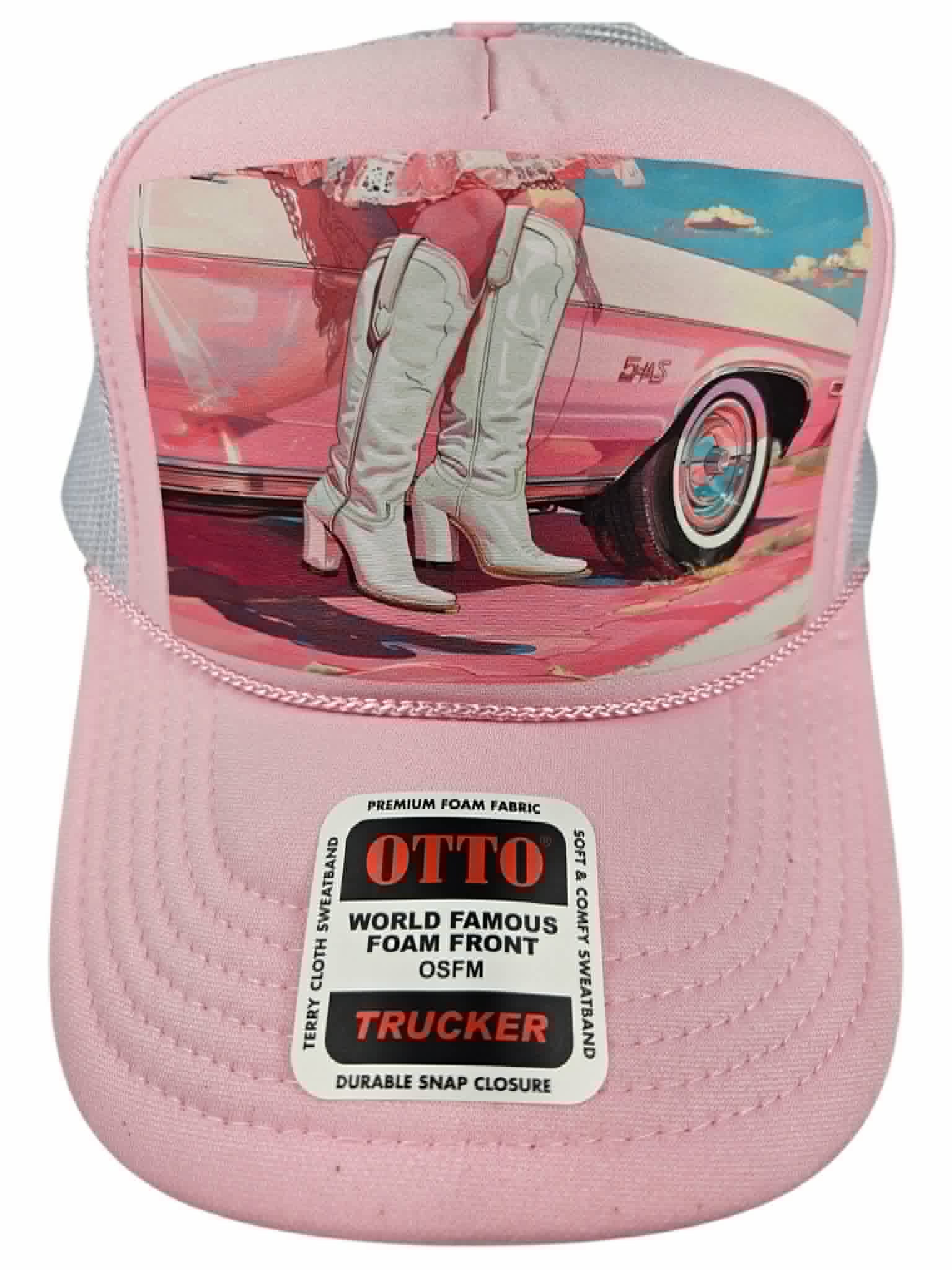 Pretty Pink Cowgirl Trucker Hat