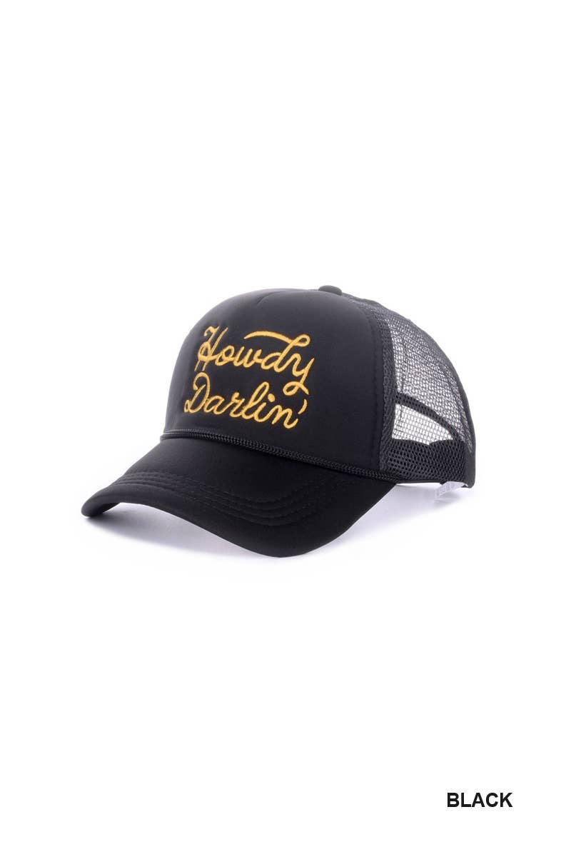Howdy Darlin Mesh Trucker Cap
