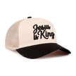 Jesus Is King Two-Tone Mesh Snapback Hat