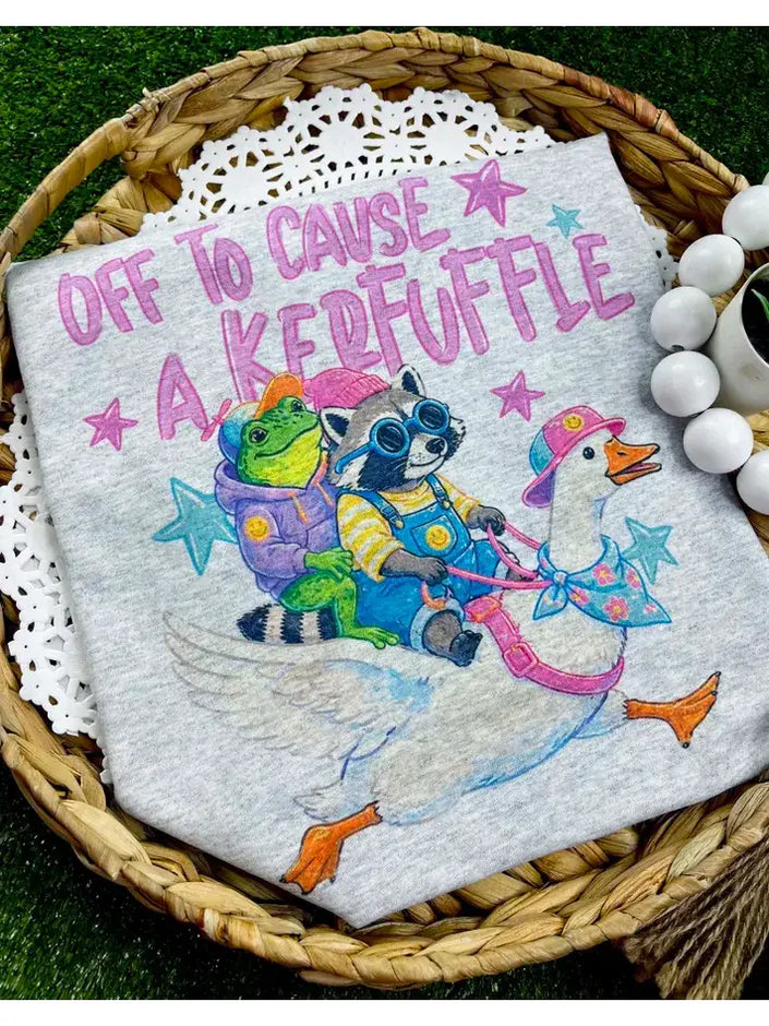 Off To Cause A Kerfuffle  Graphic Tee
