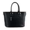 Black Pavé Rhinestone Structured Handbag