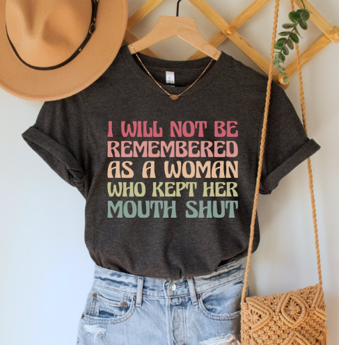 Kept Her Mouth Shut Graphic Tee