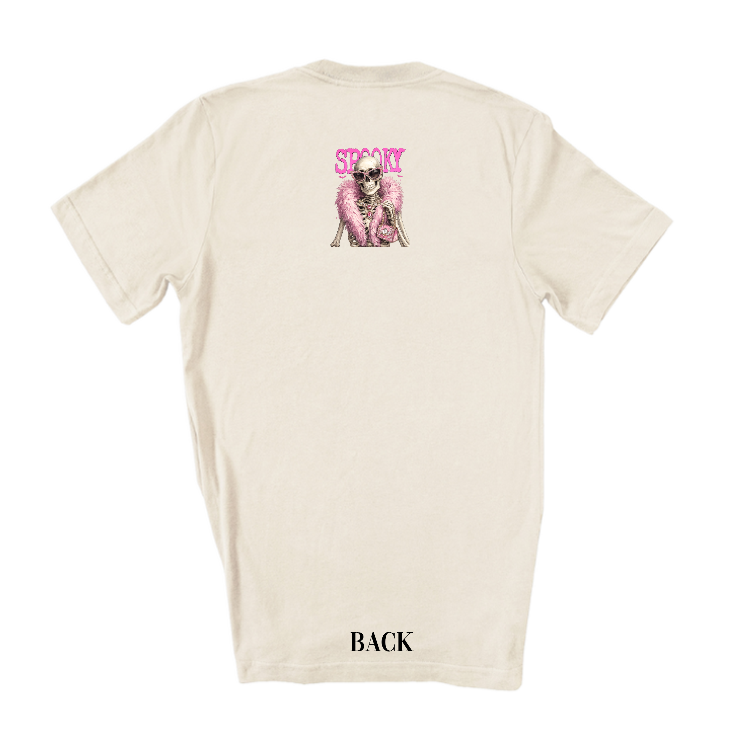 Spooky Skeleton Blingy Rhinestone Graphic Tee