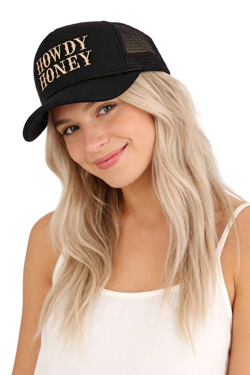 Howdy Honey Mesh Trucker Cap