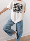 Rhinestone Troublemaker Graphic Tee