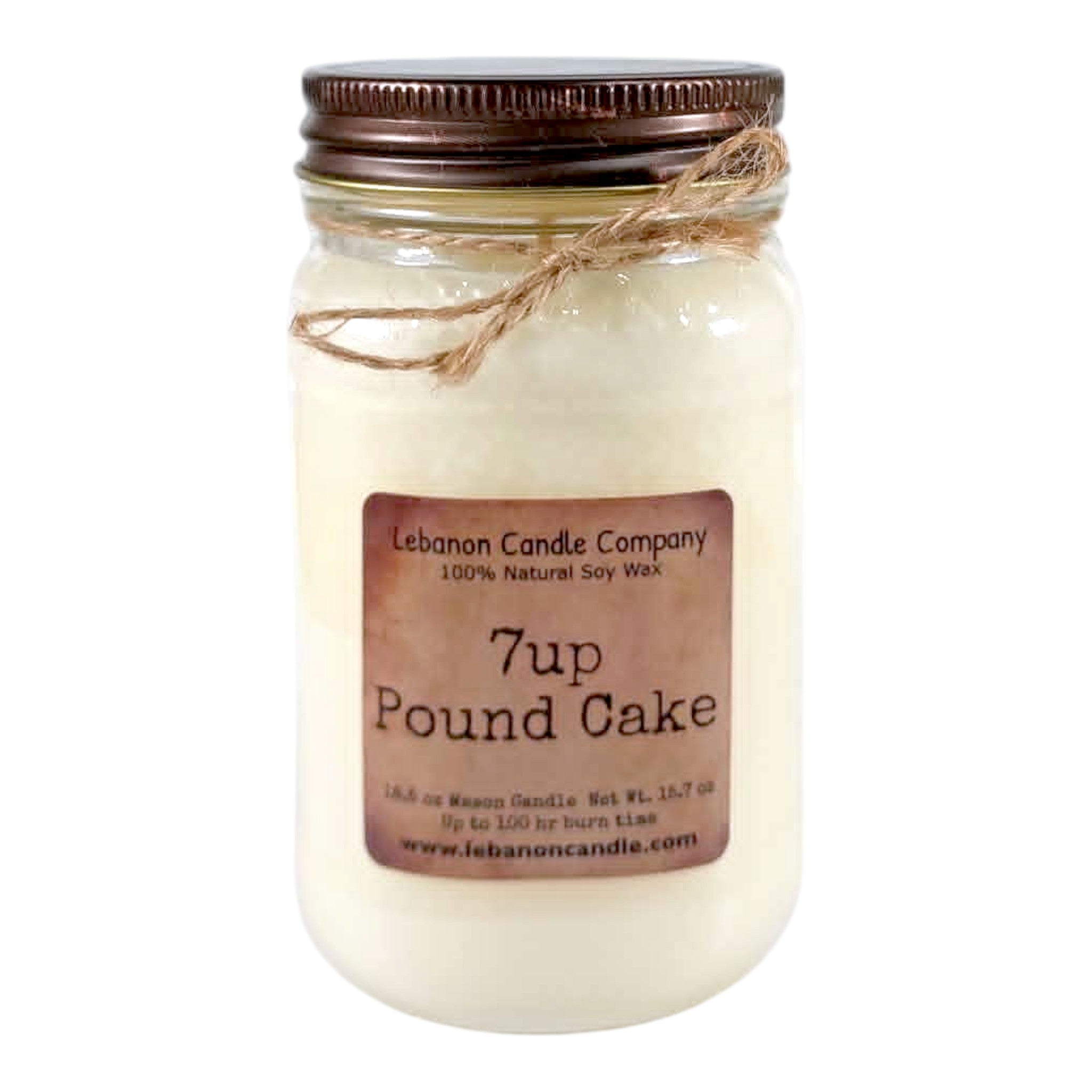 7UP Pound Cake Candle
