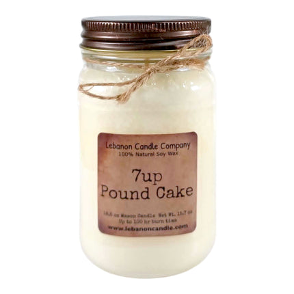 7UP Pound Cake Candle