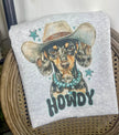 Howdy Dachshund Tee