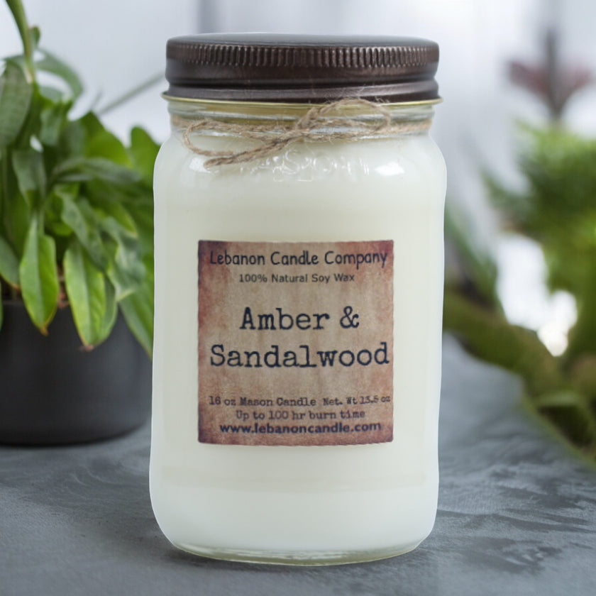 Amber & Sandalwood Candle