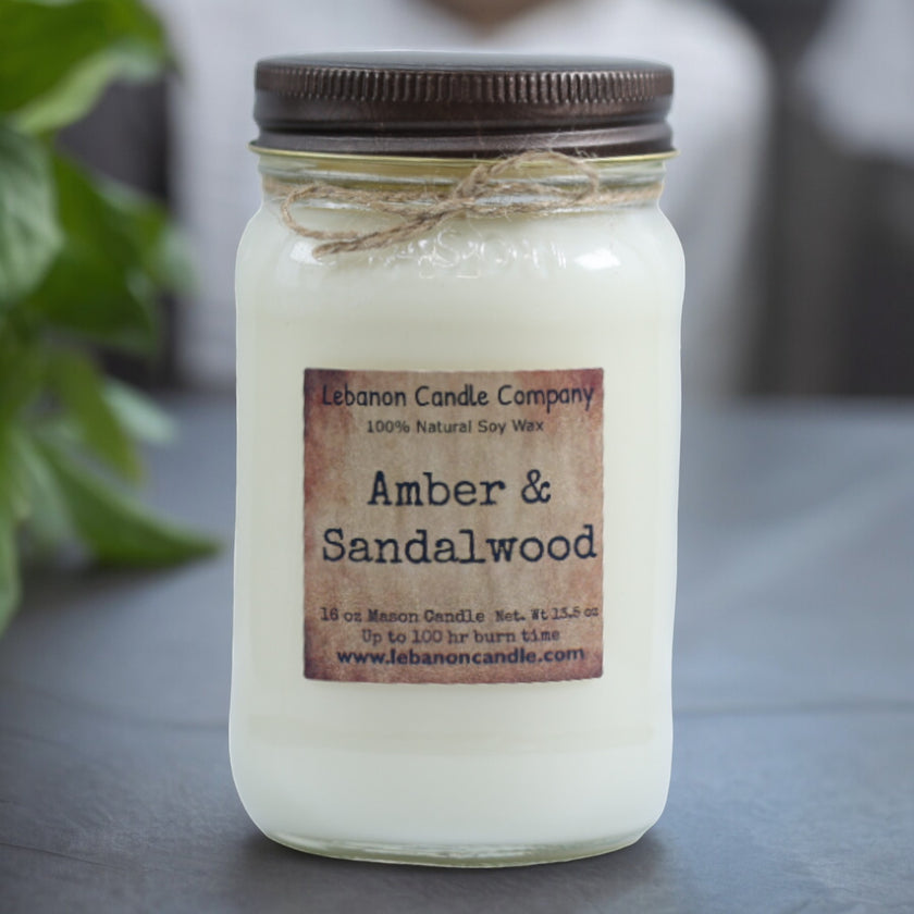 Amber & Sandalwood Candle