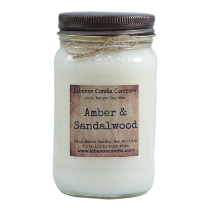 Amber & Sandalwood Candle