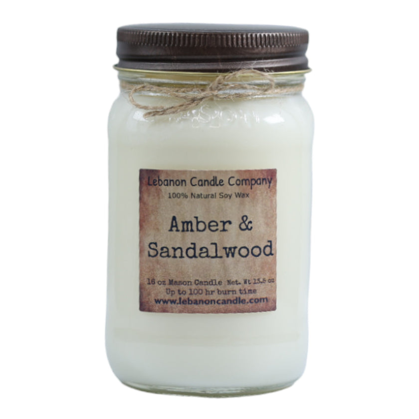 Amber & Sandalwood Candle