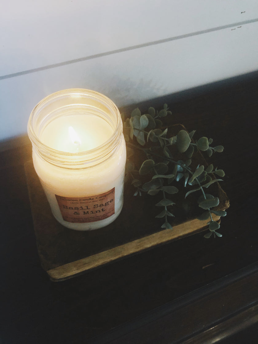 Basil Sage & Mint Candle