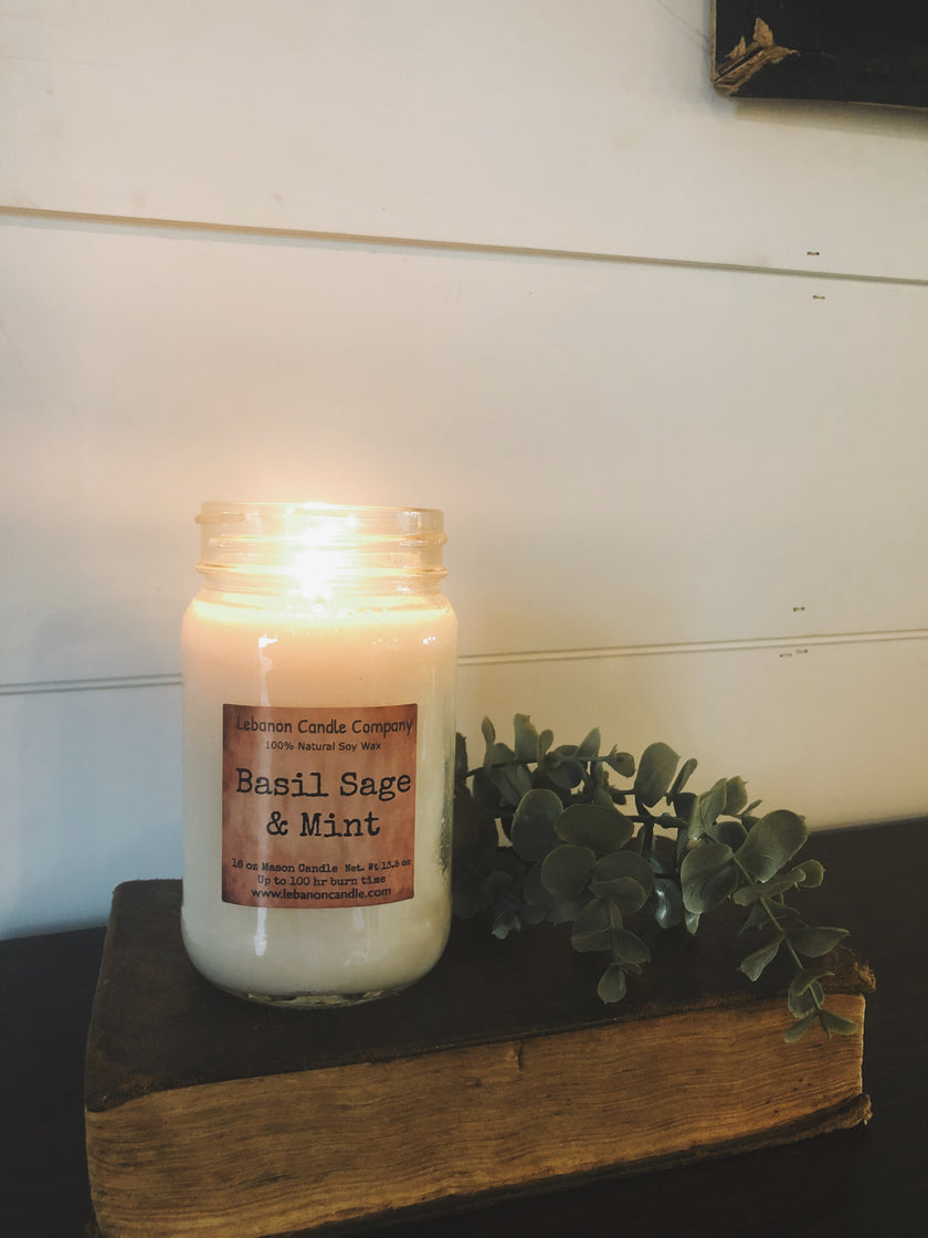 Basil Sage & Mint Candle