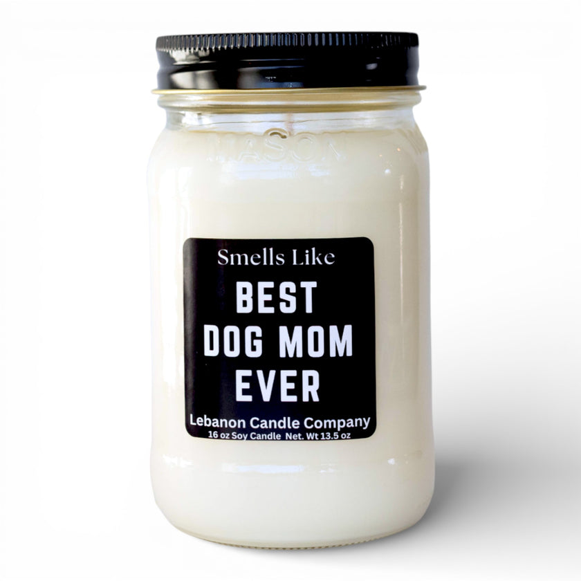 Best Dog Mom Ever Funny Candle