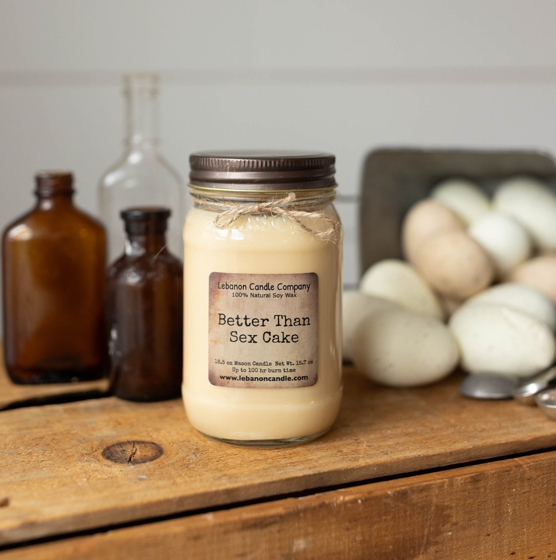 Better Than Sex Cake Candle