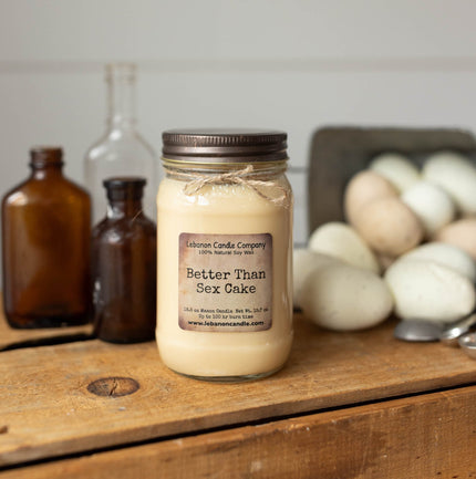 Better Than Sex Cake Candle