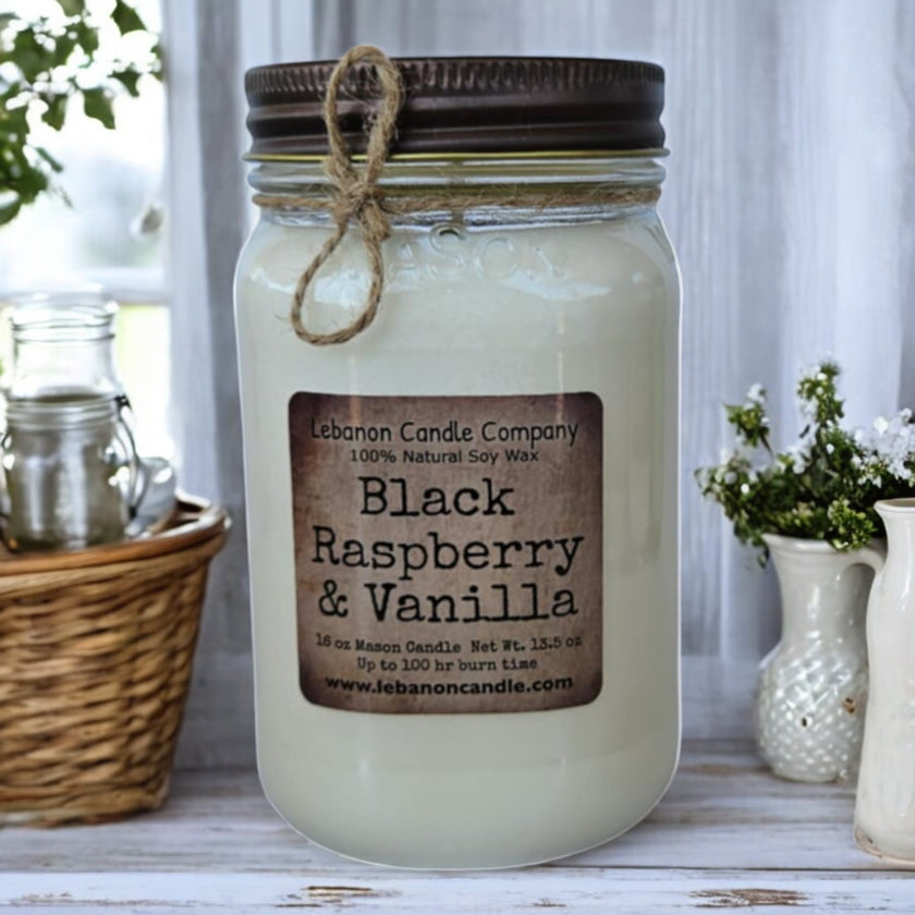 Black Raspberry & Vanilla Candle