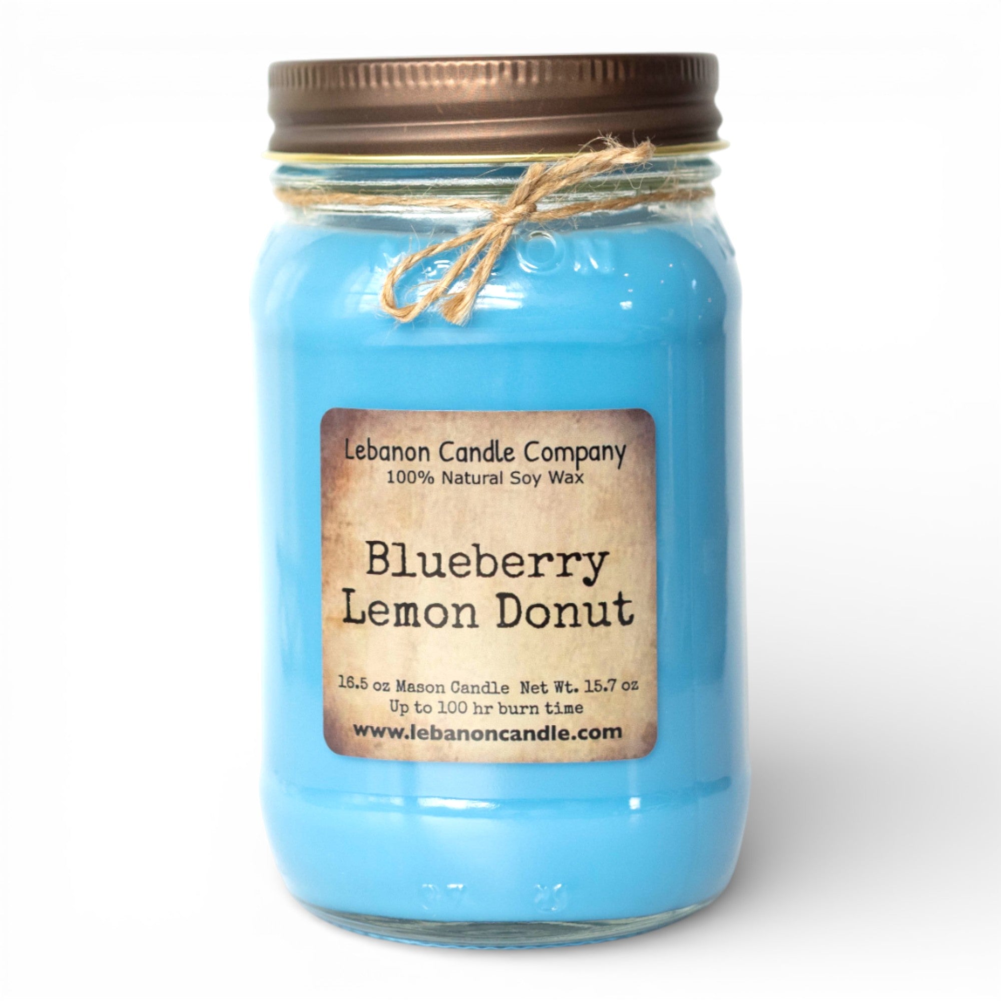 Blueberry Lemon Donut Candle