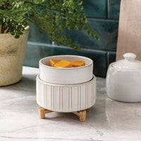 Ceramic & Wood 2-in-1 Warmer