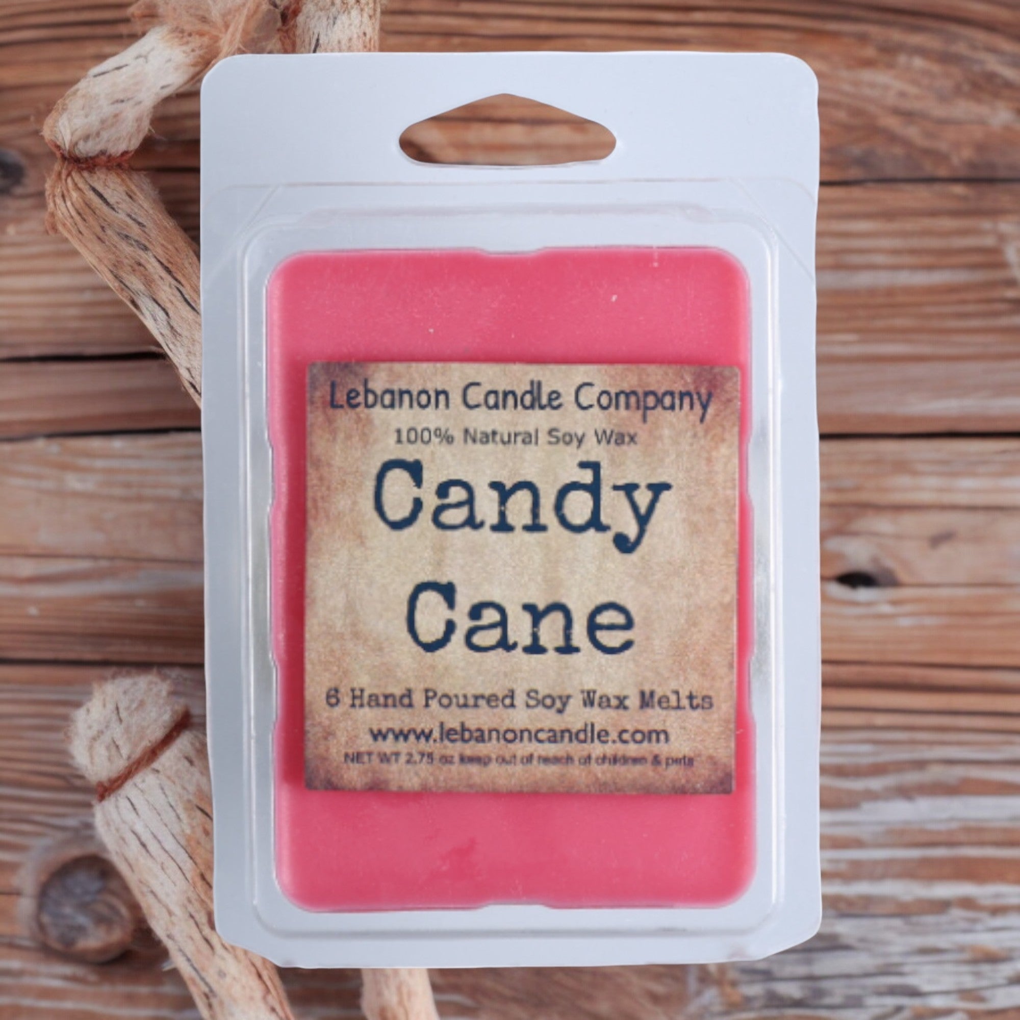 Candy Cane Wax Melt