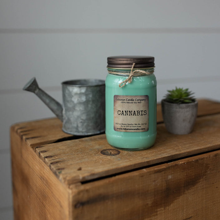 Cannabis Candle