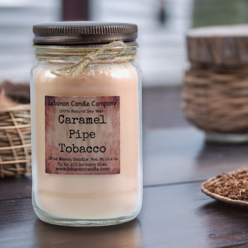 Caramel Pipe Tobacco Candle