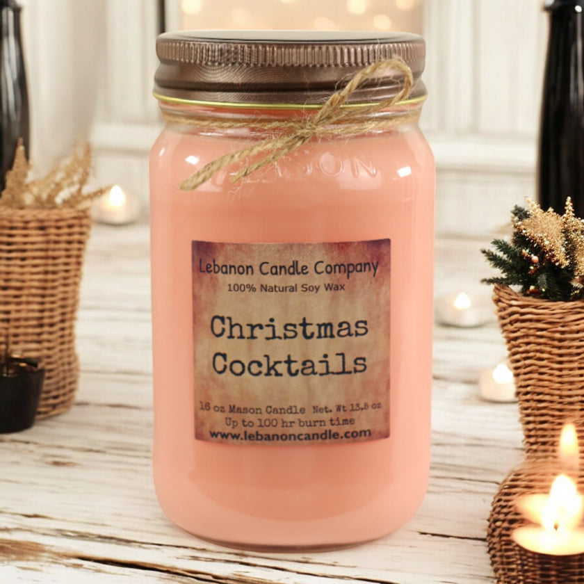 Christmas Cocktails Candle