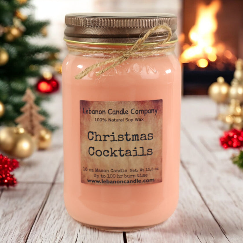 Christmas Cocktails Candle