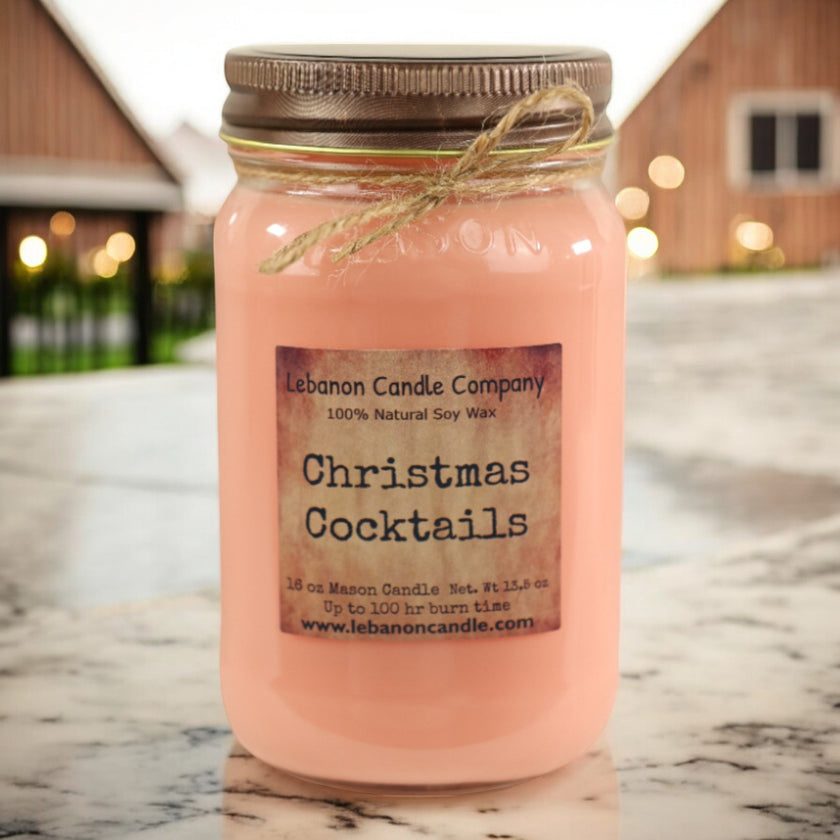 Christmas Cocktails Candle