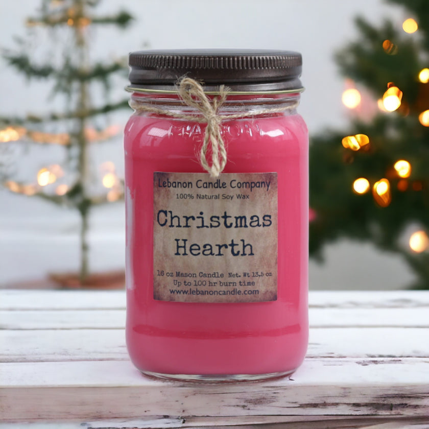 Christmas Hearth Candle