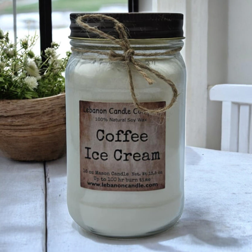 Coffee Ice Cream Candle