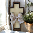 Crazy Busy Mama Exclusive Tropical Sunrise Scented Wooden Cross Dough Bowl Candle