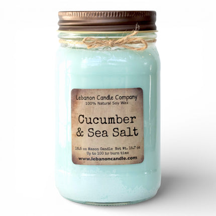 Cucumber & Sea Salt Candle