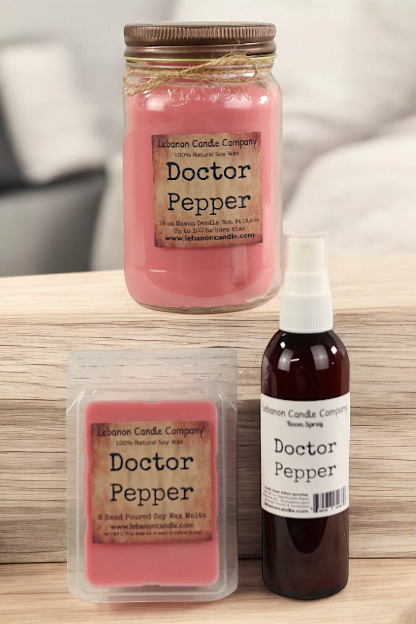 Doctor Pepper Candle